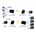 OHZ-SC1000-1L1E+1L4E 千兆1光1電+1光4電單模單芯光電轉換器 千兆1光4電光纖收發器 網絡交換機 單模單纖1光4電光電轉換器 監控網路延長 1對